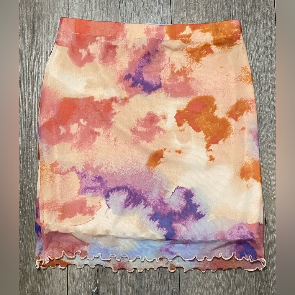 Forever 21 Womens Multicolor Mini Skirt Size Small
